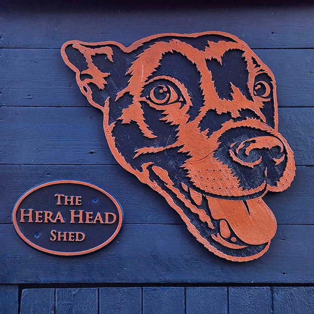 Hera Head Shed Art