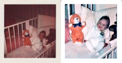 This was another basic fix of a photo of me as a baby with an additional crop.