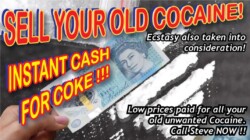 I was inspired to make this based on the adverts for selling “old gold”. Who sold Gold like it was somehow out of date? Sadly, no-one had any old narcotics they wanted to offload to me for a bargain price. (2019)
