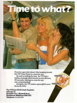 I can’t imagine this vulgar watch worked out for anyone, and what straight man would want a naked man on his wrist anyway?